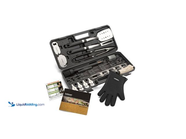 Lot 49-3512434 - CUISINART OUTDOORS
Backyard BBQ Grill Tool Set (36-Piece) Outdoor Kitchen Accessories (Unused)