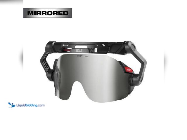 Lot 49-2024203 - Milwaukee BOLT Mirrored Dual Coat Lens Eye Visor. Model # 48-73-1419. MSRP $85. New.   Ref#SR0918