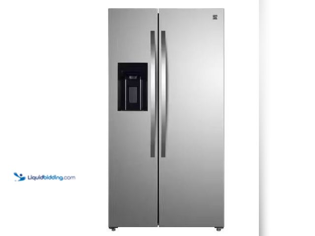 Lot 49-5573488 - KENMORE 20 cu. ft. Counter Depth Side-by-Side Refrigerator in Fingerprint Resistant Stainless Steel,...