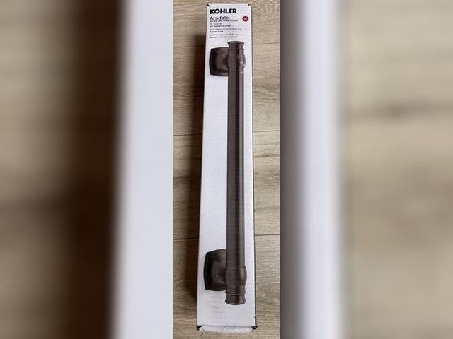 Lot 49-5452520 - KOHLER Arsdale K-R27238-2BZ Bathroom Shower 16 in. Grab Bar in Oil-Rubbed Bronze. Item is Factory Se...