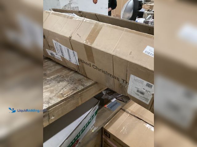 Lot 49-5454224 - 6FT Snowflakes Flocked Christmas Tree.