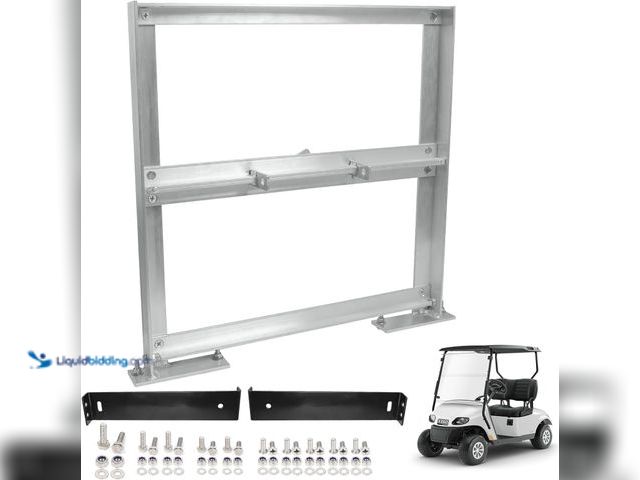 Lot 49-5437448 - Aluminum Battery Tray Rack No Need Drilling and Cutting for 1994+ EZGO TXT/Medalist, Freedom TXT, Va...