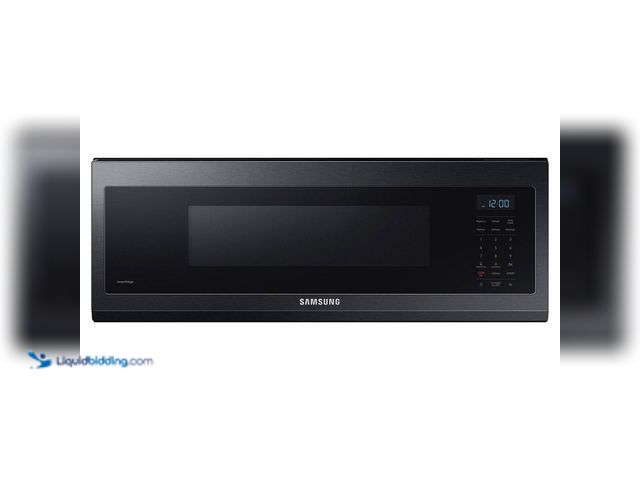 Lot 49-5484888 - Samsung
30 in. 1.1 cu. ft. Fingerprint-Resistant Matte Black Steel 1100W Smart Over-the-Range Micro...