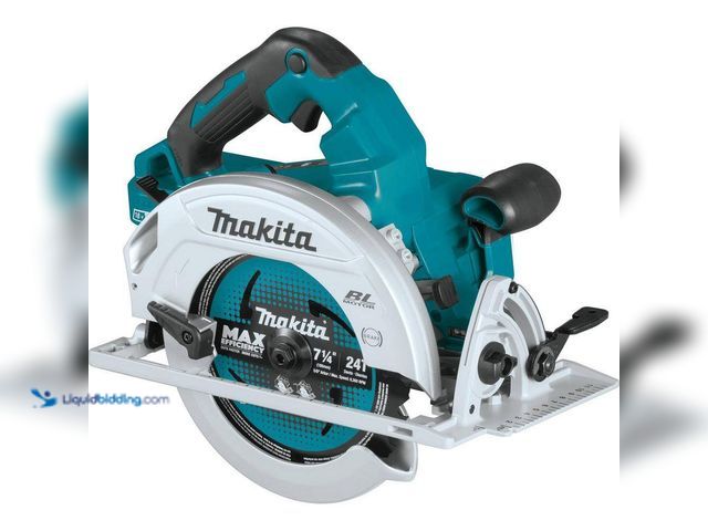 Lot 49-5552704 - Makita
18V X2 LXT Lithium-Ion (36V) Brushless Cordless 7-1/4 in. Circular Saw. Model # XSH06PT. TOO...