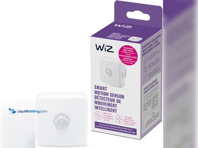 Lot 49-5449253 - WiZ Indoor Motion Sensor - Connects to Your Wi-Fi- Works with WiZ Connected Products - Smart Motion ...