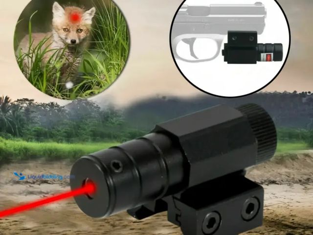 Lot 49-1814154 - New 1 pcs Compact Red Laser Sights With Picatinny Rail Mount