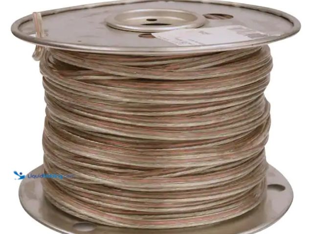 Lot 49-2001555 - Southwire 100 ft. 14/2 Clear Stranded CU Speaker Wire, Model # 56650805, Unused.   Ref#BIN0528