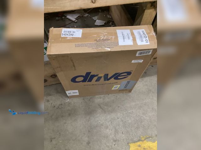 Lot 49-5454290 - Drive Medical 11148-1 Folding Steel Bedside Commode Chair, Portable Toilet, Supports Individuals Wei...