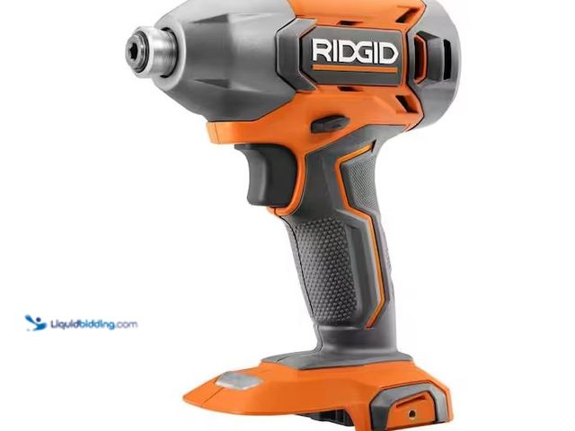 Lot 49-1548724 - RIDGID 18V Cordless 1/4 in. Impact Driver (Tool Only) Model # R860021B, Used  Ref#HDPA116