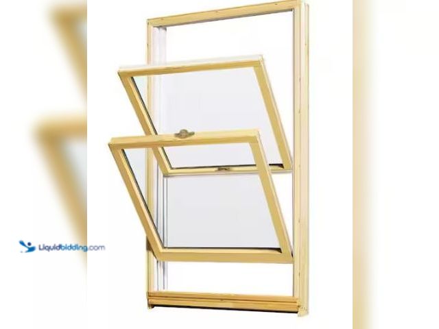 Lot 49-1517525 - Andersen 400 Series 37 in. x 40-7/8 in. Clad Wood Double-Hung Window w/Low-E Glass, White Ext/Pine I...