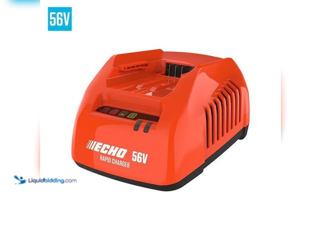 Lot 49-5406115 - Echo 56V Battery System Rapid Fast Charger with On-Board LED Diagnostics and 6 ft. Power Cord, Model...