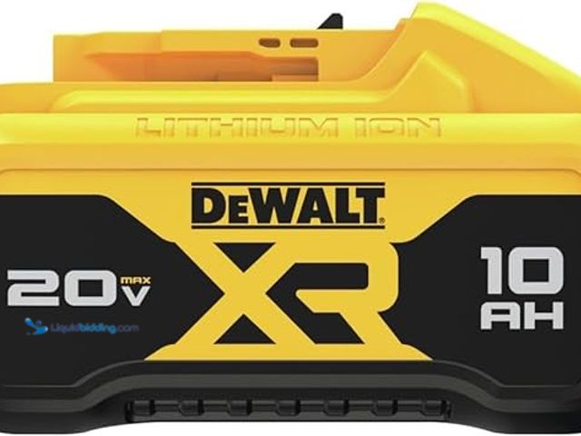 Lot 49-5407007 - Dewalt  20V MAX 10 Ah Lithium-Ion Battery. Model: DCB210R. Unused