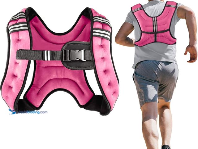 Lot 49-5437510 - Weighted Vest Weight Vest for Men Women Kids Weights Included, Body Weight Vests Adjustable for Runn...