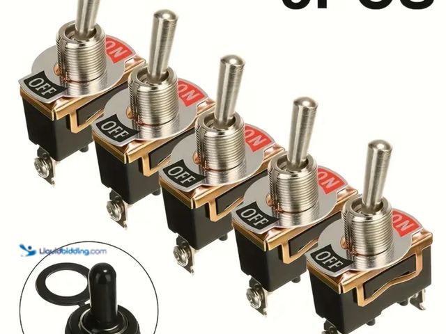 Lot 49-1814173 - New 5pcs toggle switchs