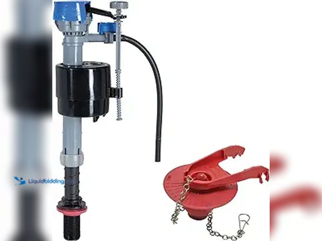 Lot 49-3523921 - QTY 3 - Fluidmaster K-400H-039 High Performance Toilet Fill Valve with 2-Inch Adjustable Toilet Flap...