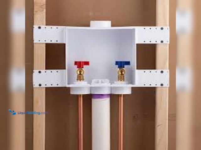 Lot 49-5415051 - Oatey Quadtro 2 in. Copper Sweat Connection Washing Machine Outlet Box with 1/4 Turn Brass Screw-On ...