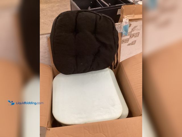 Lot 49-5551551 - bulk Pack of Outdoor Chair Cushions, Used with torn covers