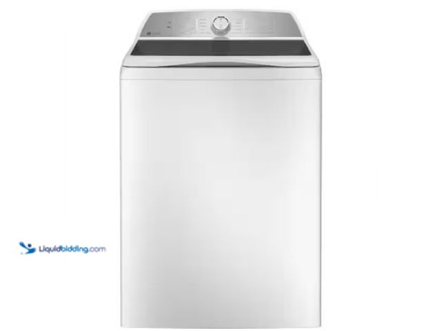 Lot 49-2025230 - GE Profile 5.0 cu. ft. High-Efficiency Smart Top Load Washer in White with Impeller and Microban Tec...