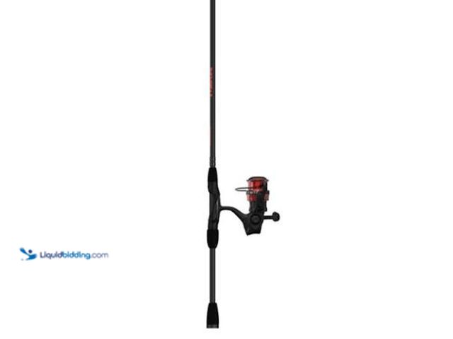 Lot 49-2021828 - Abu Garcia Black Max Spinning Combo, 6'6" Medium Fishing Rod, 3000 Size Reel. Model #10696655881. MS...