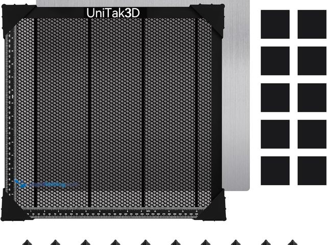 Lot 49-5408690 - UniTak3D Honeycomb Laser Bed 400x400mm Working Table for XTool D1/D1 Pro/S9/S10/S30 Pro/RAY5 Engrave...