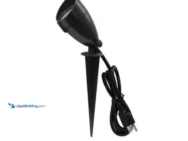 Lot 49-1624693 - Lot of (3) Commercial Electric CE Bronze Line Voltage LED Spike Light with Adjustable Lamp Head Mode...