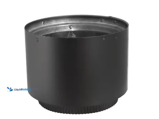 Lot 49-5485723 - DURAVENT DVL DOUBLE WALL- 6" Stove Adapter #6DVL-AD. Unused.