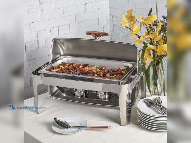 Lot 49-5414261 - Denmark Tools for Cooks Celebrations Cookware Collection 5 Piece 9.5-Quart Rectangular Heavy Gauge S...