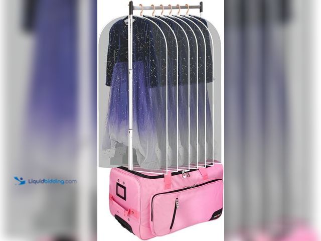 Lot 49-3565424 - Dance Bag With Garment Rack,Dance Costumes Rolling Garment Bags For Travel,Garment Duffle Bag For Da...