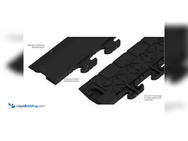 Lot 49-5475561 - Norsk Hidden Black 18 in. W x 18 in. L PVC Interlocking Tile Trim Kit. Model # NSTKBLK-HITK. Unused