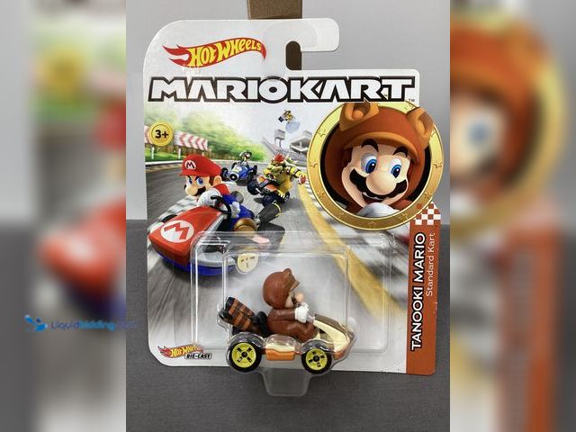 Lot 49-910651 - New Other Hot Wheels Mario Kart Die Cast Car - Tanooki Mario Character Car 2019 Edition New and Seal...
