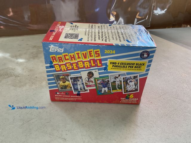 Lot 49-5467382 - Other FACTORY SEALED 2024 TOPPS ARCHIVES BASEBALL BLASTER BOX INCLUDING 7 PACKS PER BOX