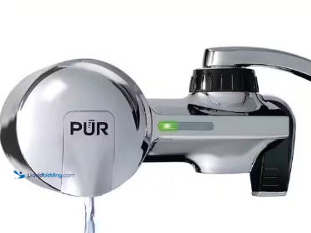 Lot 49-1517088 - PUR
PLUS Faucet Mount Filtration System, Chrome, Model # PFM400H, Unused   Ref#AHD-PA0717