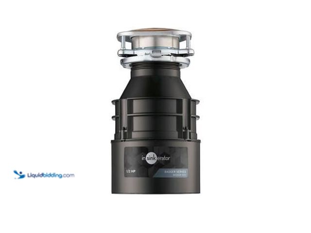 Lot 49-3565697 - InSinkErator Badger 500, 1/2 HP Continuous Feed Kitchen Garbage Disposal, Badger Series. Model # BAD...