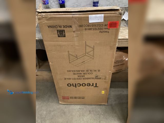 Lot 49-5407526 - Trepcho Desk with Usb, white. Unused
