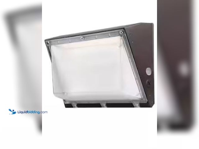 Lot 49-1561729 - Feit Electric 150-Watt Equivalent Integrated LED 4000k Bronze 13 in. Commercial Wall Pack Light, Mod...