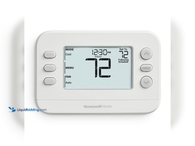 Lot 49-3528365 - Honeywell Home X2P Programmable Thermostat, Single-Stage, 1-Heat/1-Cool, 5-2 Day Schedule. [Model # ...