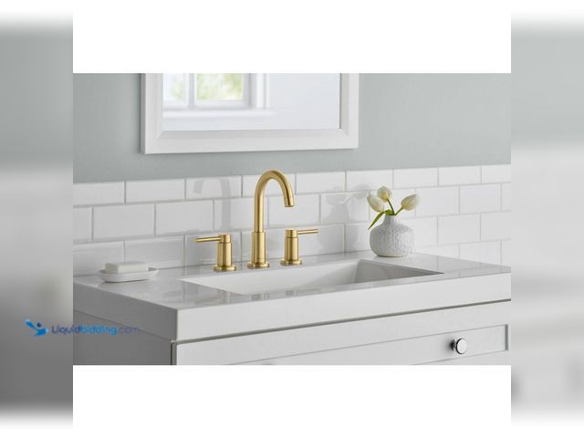 Lot 49-5552400 - Glacier Bay
Dorind 8 in. Widespread 2-Handle High-Arc Bathroom Faucet in Brushed Gold. Model # HD67...