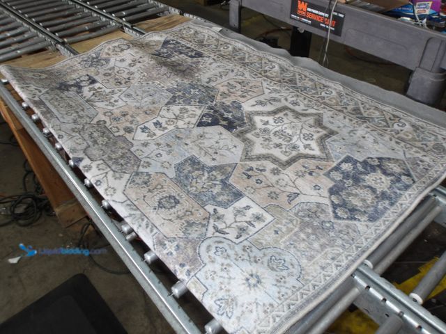 Lot 49-1513869 - 39" X 54" Indoor Area Rug, Abstract Rug, Multi Color with Browns and Blues, Unused  Ref#4G-0723
