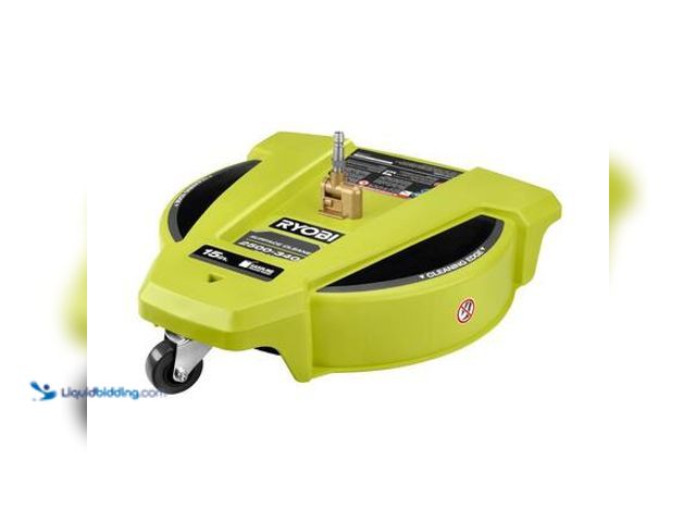 Lot 49-3565338 - RYOBI 15 in. 3400 PSI Gas Pressure Washer Surface Cleaner with Caster Wheels Model # RY31SC15 unused...