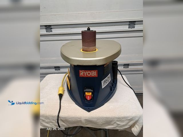 Lot 49-1804750 - Ryobi Sander Electric Powered Ryobi oscillating spindle sander used works