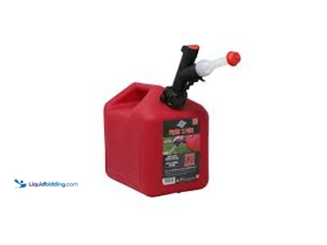 Lot 49-3539211 - QTY 2 - Garage Boss Press N Pour 2 Gal. Gas Can. Model # GB320. Unused