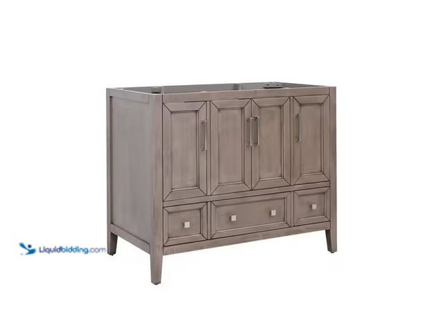 Lot 49-1622697 - Everly 42 in. Oak Vanity Base, NO Countertop, NO Sink, Model 100989979, Unused  Ref#PA0708