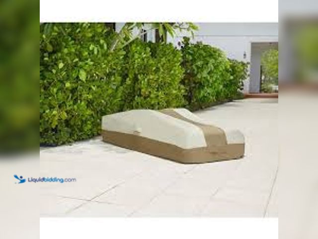 Lot 49-5483871 - Hampton Bay Chaise Outdoor Patio Cover. Model # 628330-C. Unused