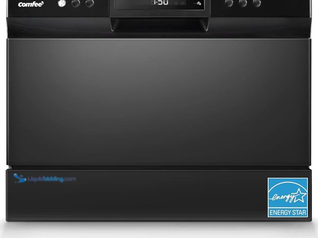 Lot 49-5476290 - COMFEE’ Countertop Dishwasher, Energy Star Portable Dishwasher, 6 Place Settings & 8 Washing Program...