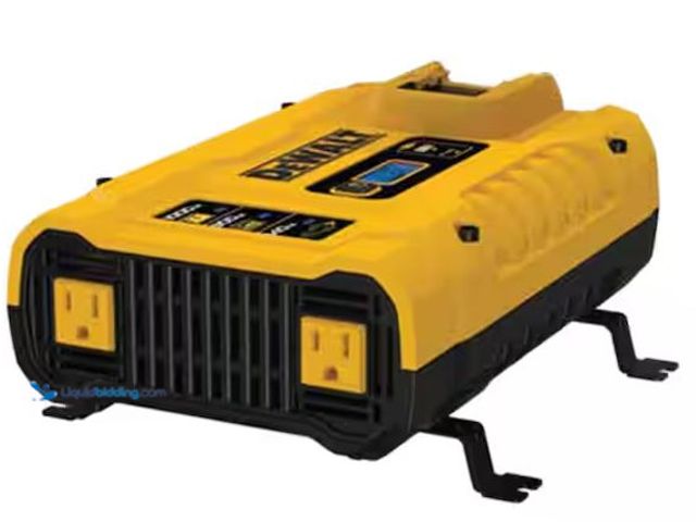 Lot 49-5460441 - DEWALT
3-Way 1000-Watt Power Inverter Compatible with 20-Volt XR 5 AH Lithium-Ion Battery (Not Incl...