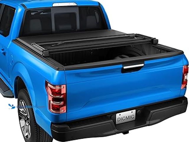 Lot 49-5448251 - Soft Tri-Fold Truck Bed Tonneau Cover Compatible with 2004-2014 Ford F-150 2006-2014 Lincoln Mark LT...