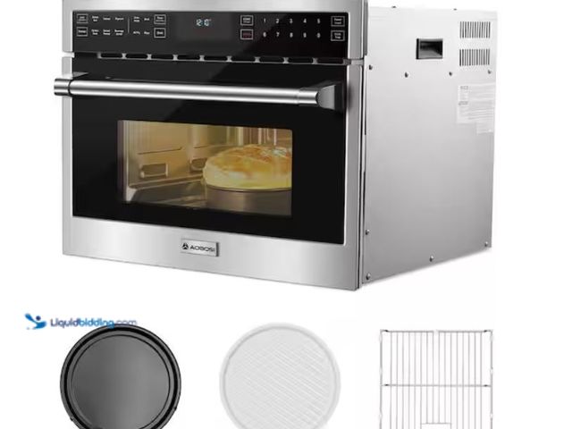 Lot 49-1632134 - Aobosi 24 in 1.6 cu ft. Microwave Oven & Convection Oven 2-in-1 Combo (MSRP $948.75) Single Electric...