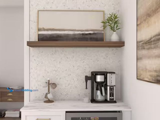 Lot 49-1576726 - Approx (8) sq ft of Daltile Xpress Mosaix Peel 'N Stick Frost White 12 in. x 12 in. Marble Herringbo...