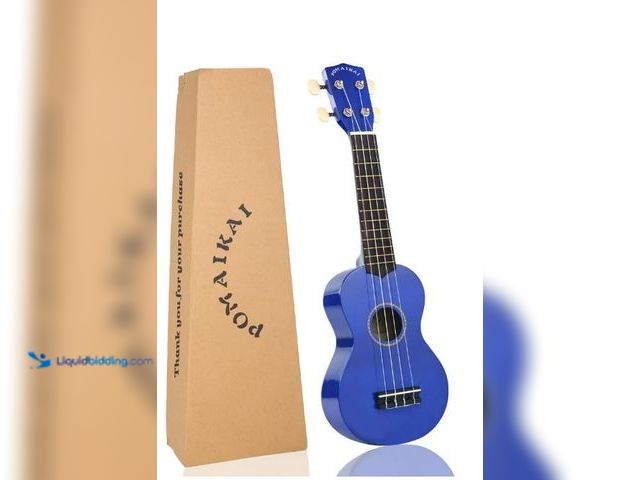 Lot 49-3432482 - POMAIKAI Soprano Ukulele for Beginners,Ukulele 21" Beginner Instrument for Adults Wood Guitar Small ...