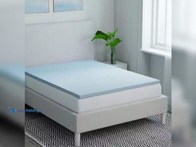 Lot 49-1627084 - StyleWell 2 in. Gel Infused Memory Foam Twin Mattress Topper Model # THD-MFVT-2T, New, Factory Seale...